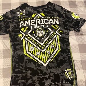 American fighter mens size large tee shirt